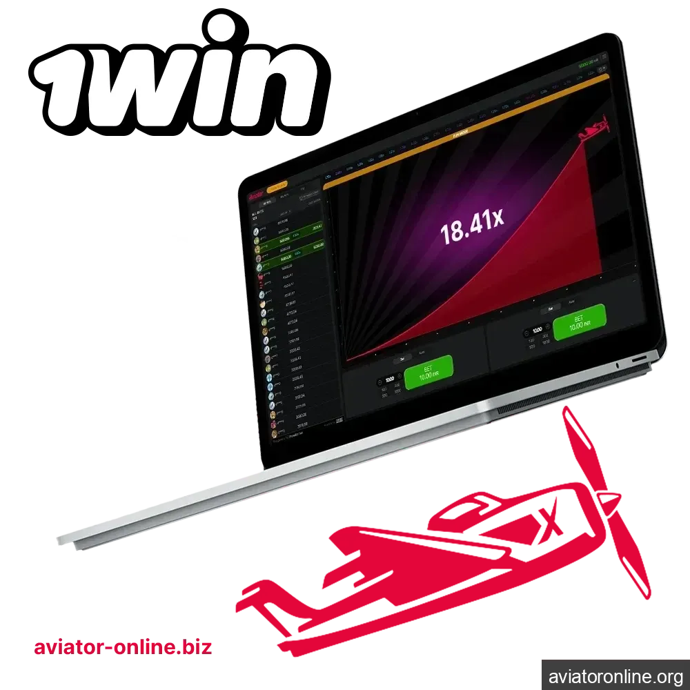 Start playing Aviator at 1win!