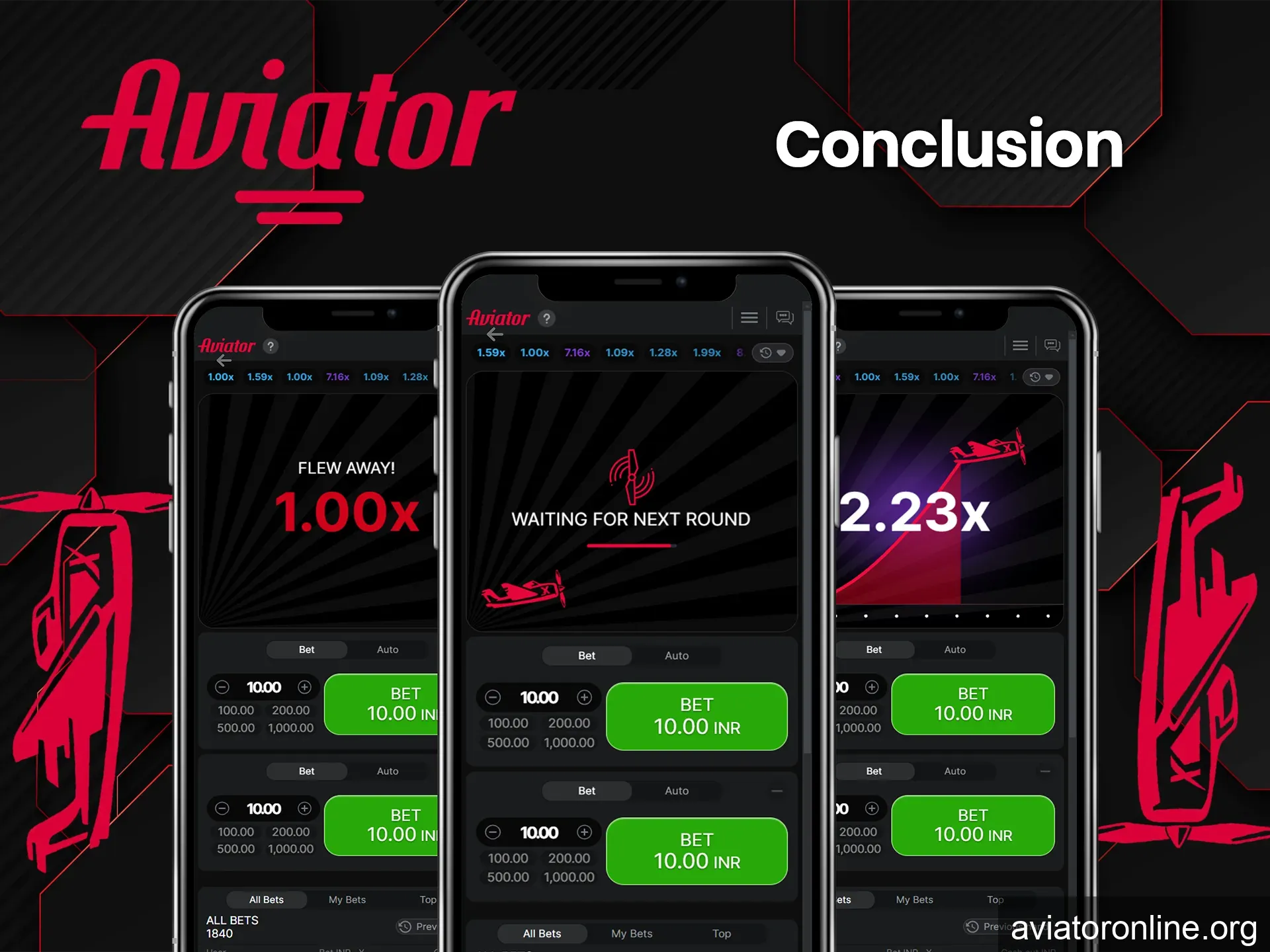 Aviator is a convenient and interesting game.