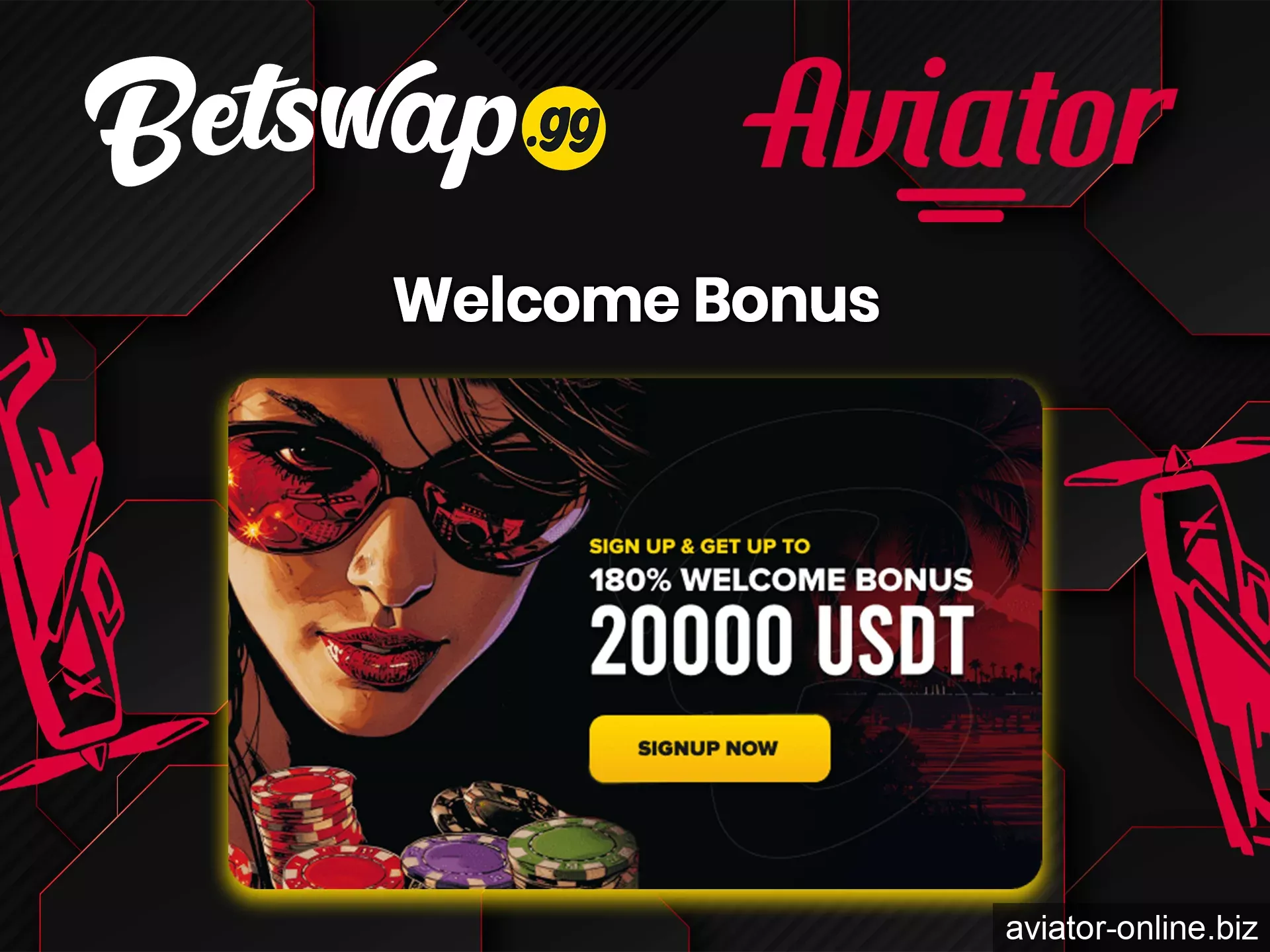 Take your Betswap welcome bonus and use it on the Aviator game.