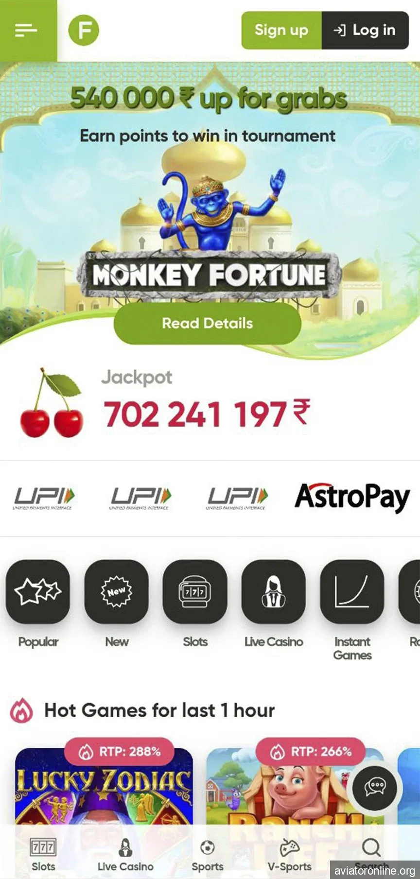 Visit the official page to install the Fresh Casino app for iOS.