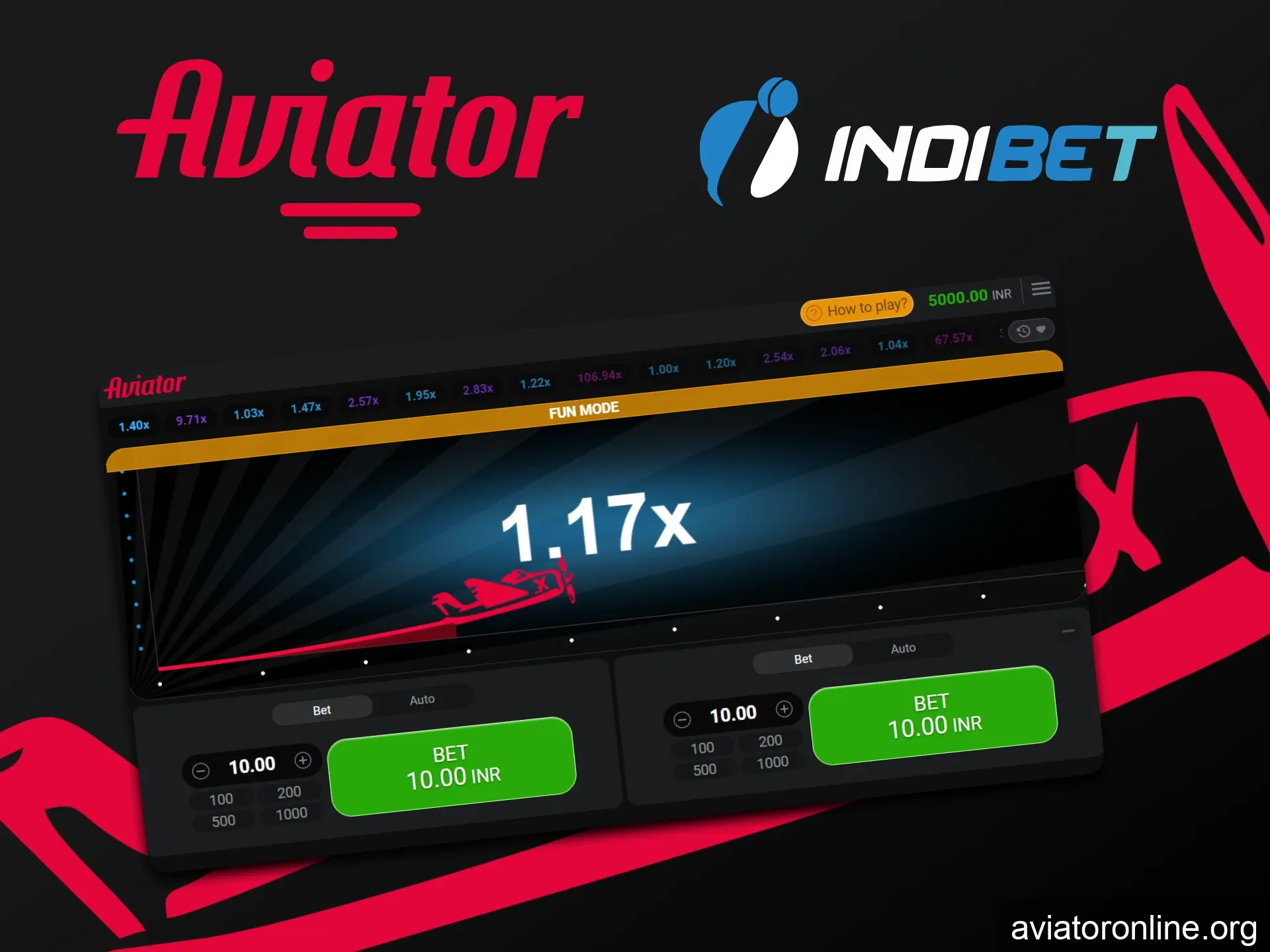 Find out all about playing Aviator on Indibet.