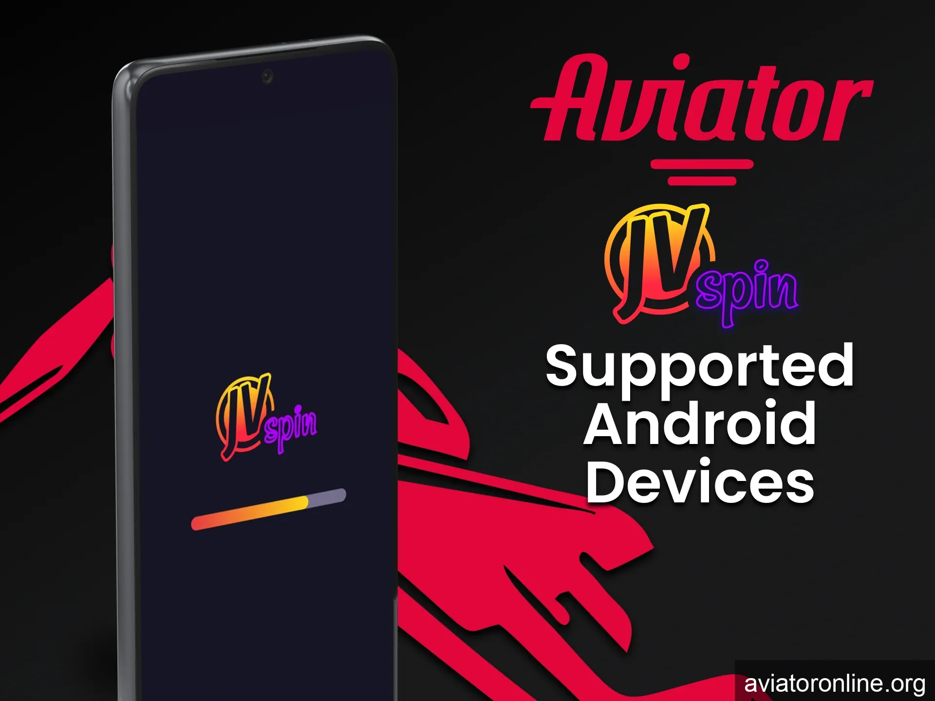 Choose Android devices to play Aviator in the JV Slot app.