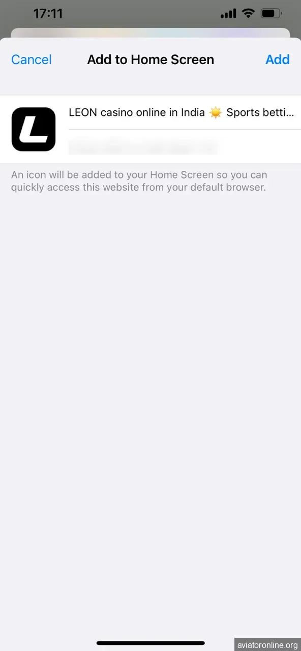 Create Leon Aviator icon with custom label.