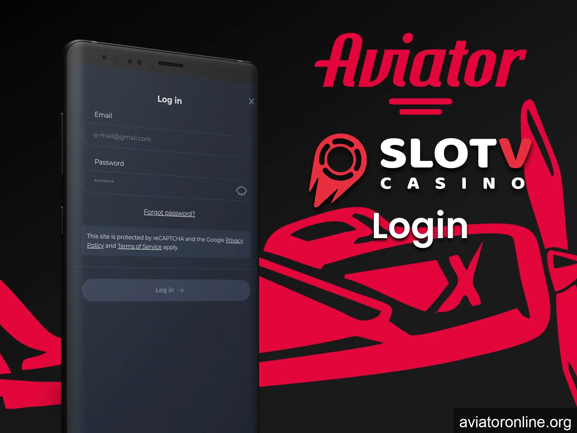 Log in to your account in the SLotV app to play Aviator.