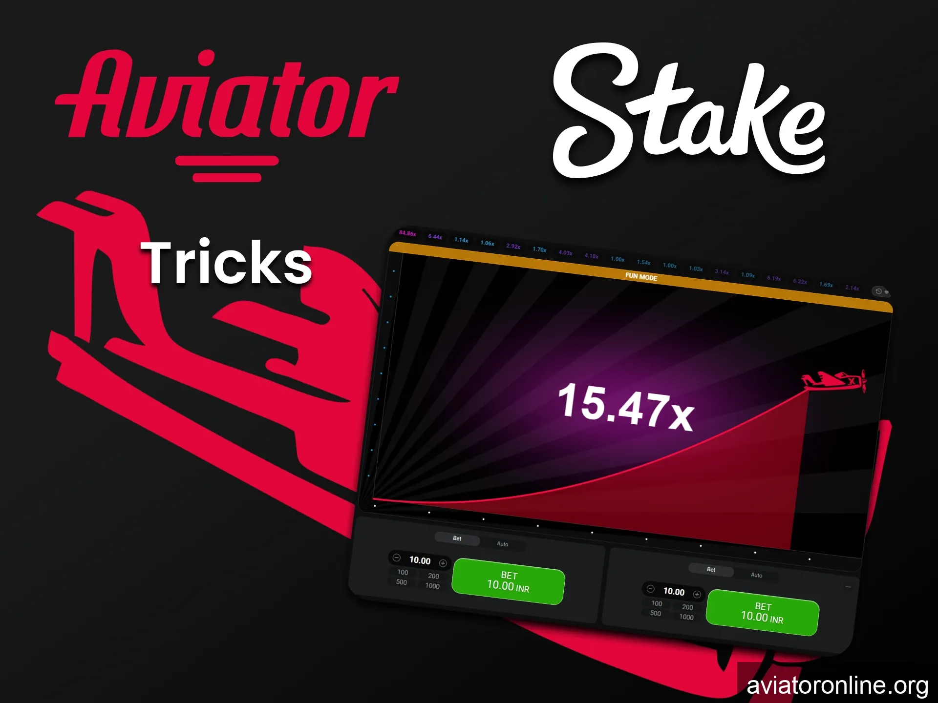 Learn tricks to win in Aviator at Stake.