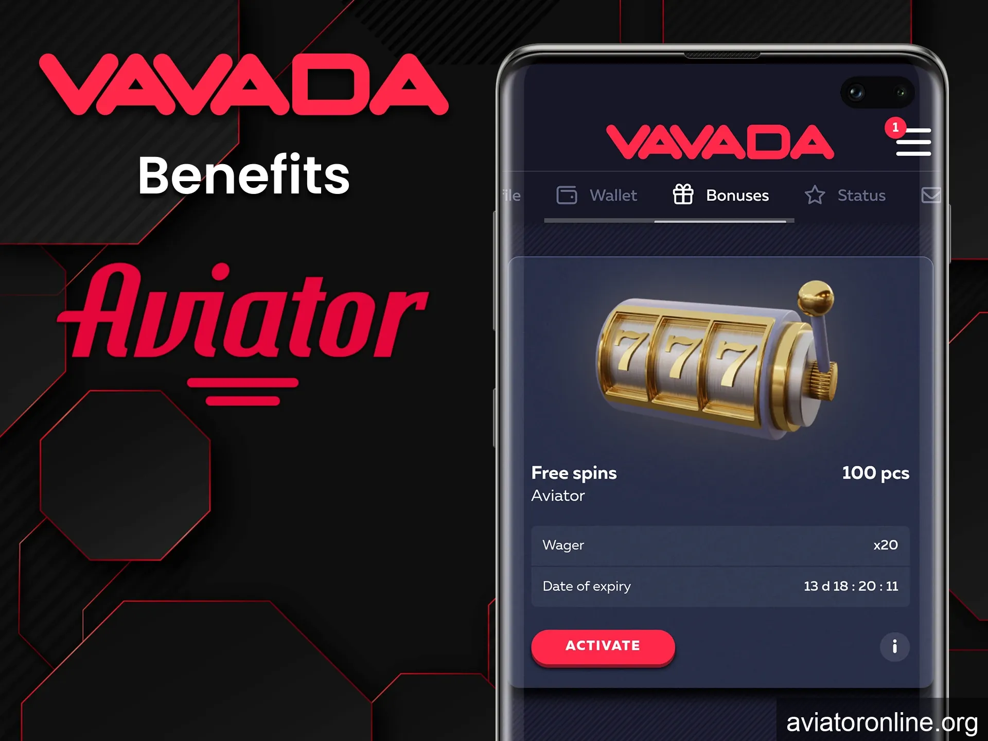 You will find many advantages in the Vavada application for the Aviator game.