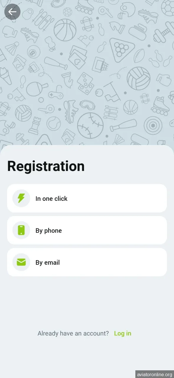 Launch the application and register in the WinWin application on your Android device.