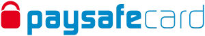 Paysafecard logo.